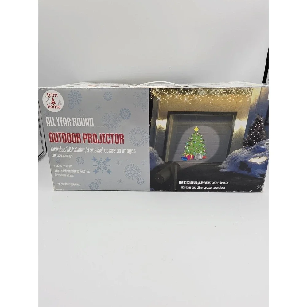 Outdoor Projector All Year Round Holiday Christmas  Trim a Home‎ K-mart Vintage